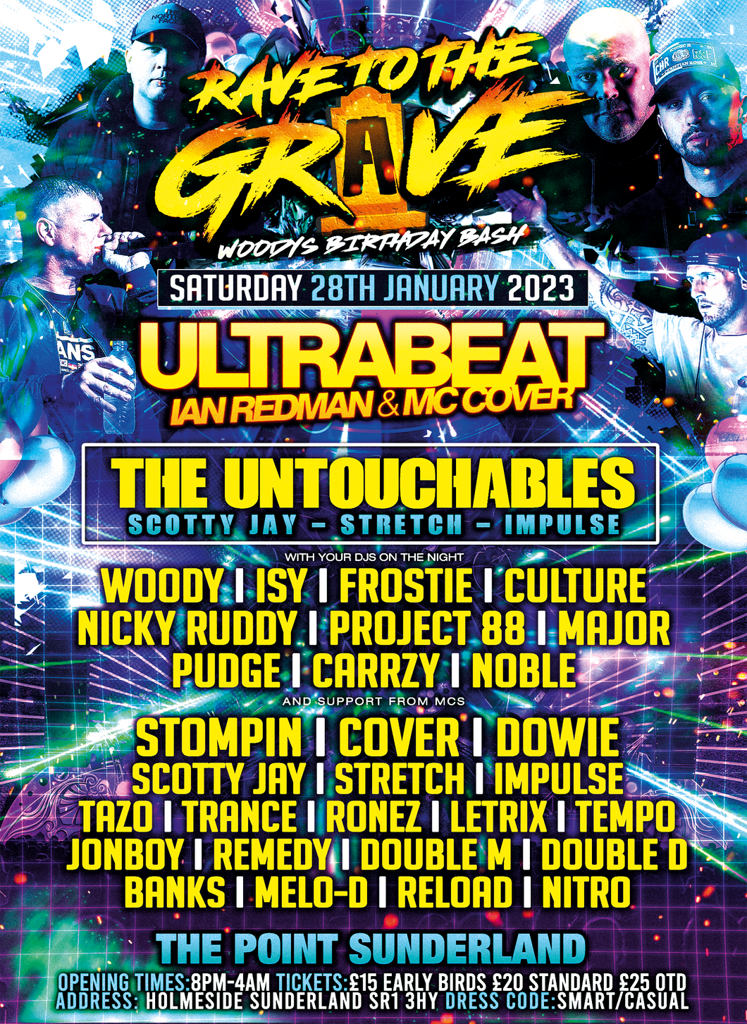 RAVE TO THE GRAVE - 28TH JAN 2023