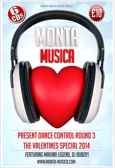 DANCE CONTROL ROUND 3 - VALENTINES 2014 - 6XCD BOX SET
