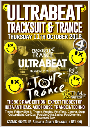 TRACKSUIT N TRANCE 11TH OCTOBER 2018